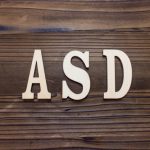 ASDの文字のイラスト